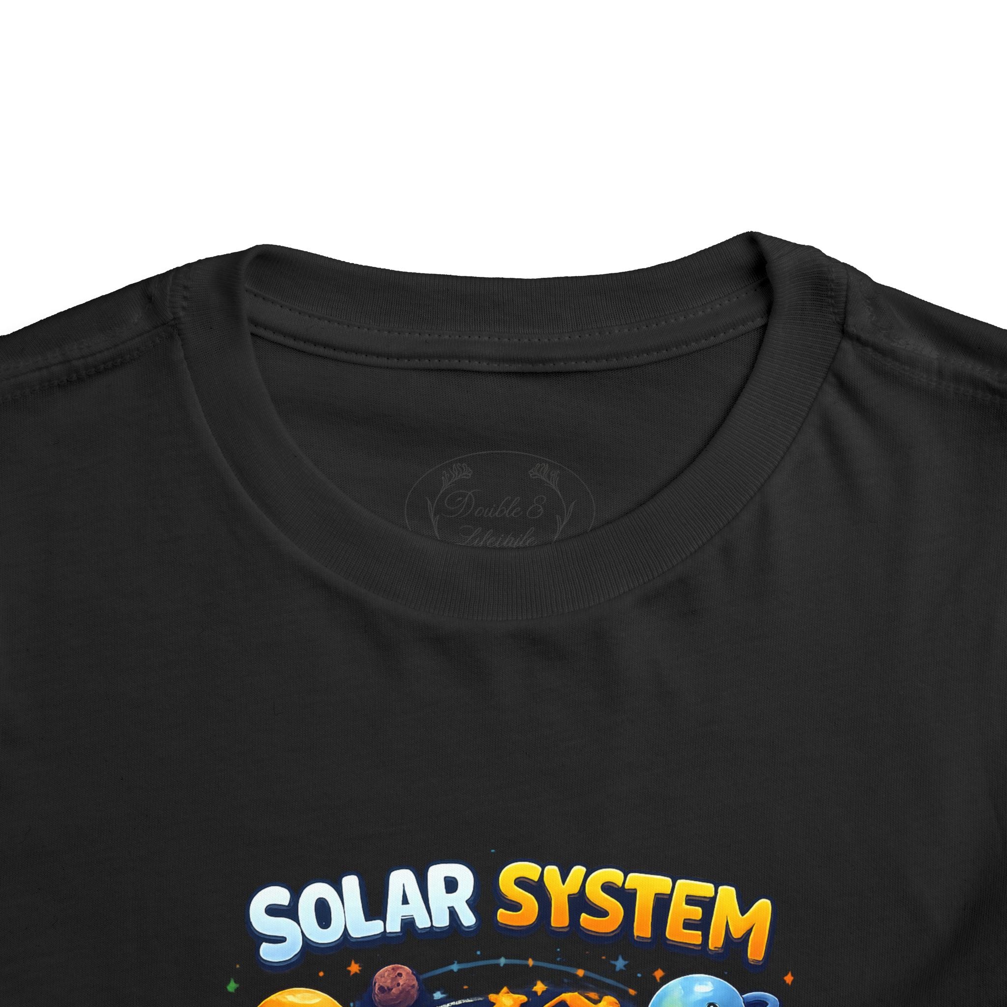 Toddler Tee - Cute Cartoon Solar System Shirt ("Solar System")