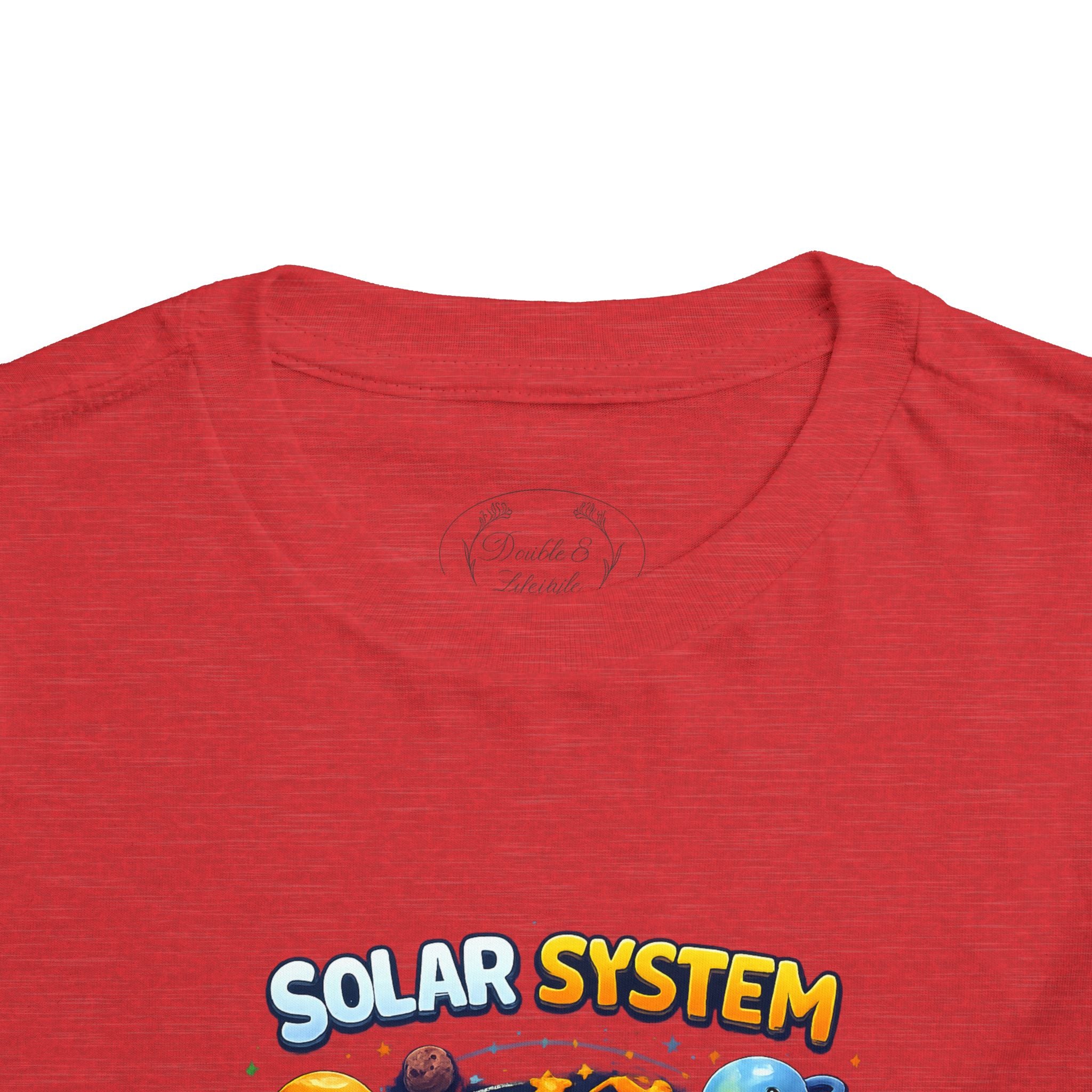 Toddler Tee - Cute Cartoon Solar System Shirt ("Solar System")