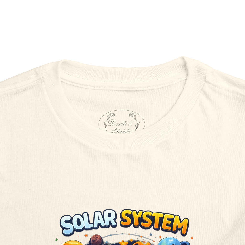 Toddler Tee - Cute Cartoon Solar System Shirt ("Solar System")