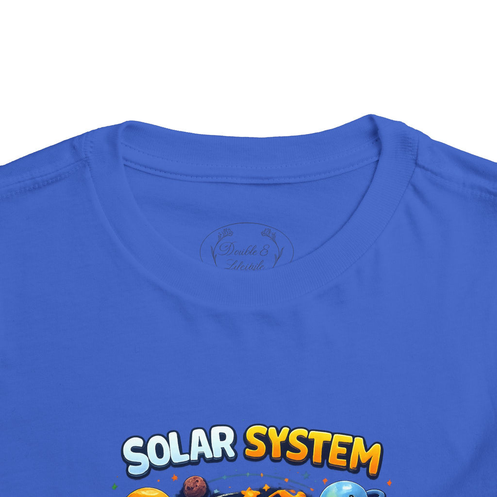 Toddler Tee - Cute Cartoon Solar System Shirt ("Solar System")