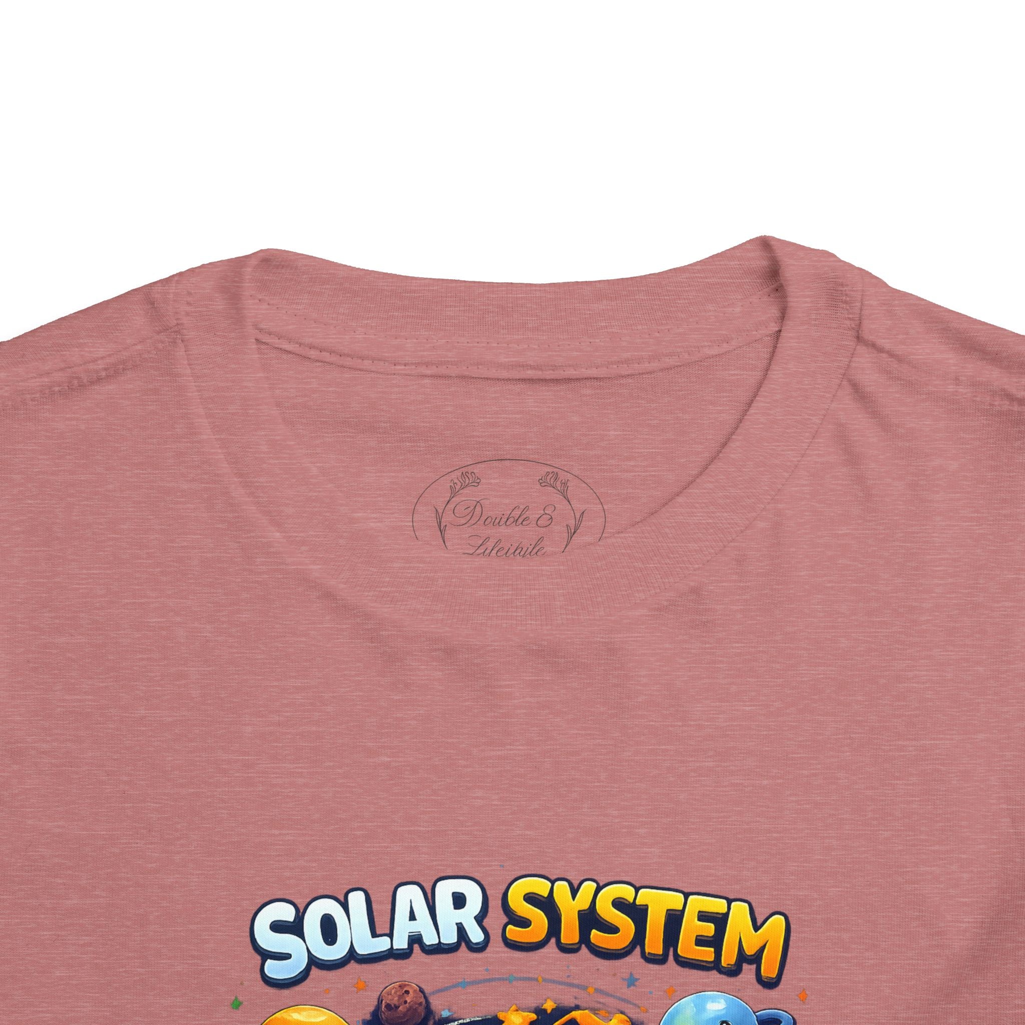 Toddler Tee - Cute Cartoon Solar System Shirt ("Solar System")