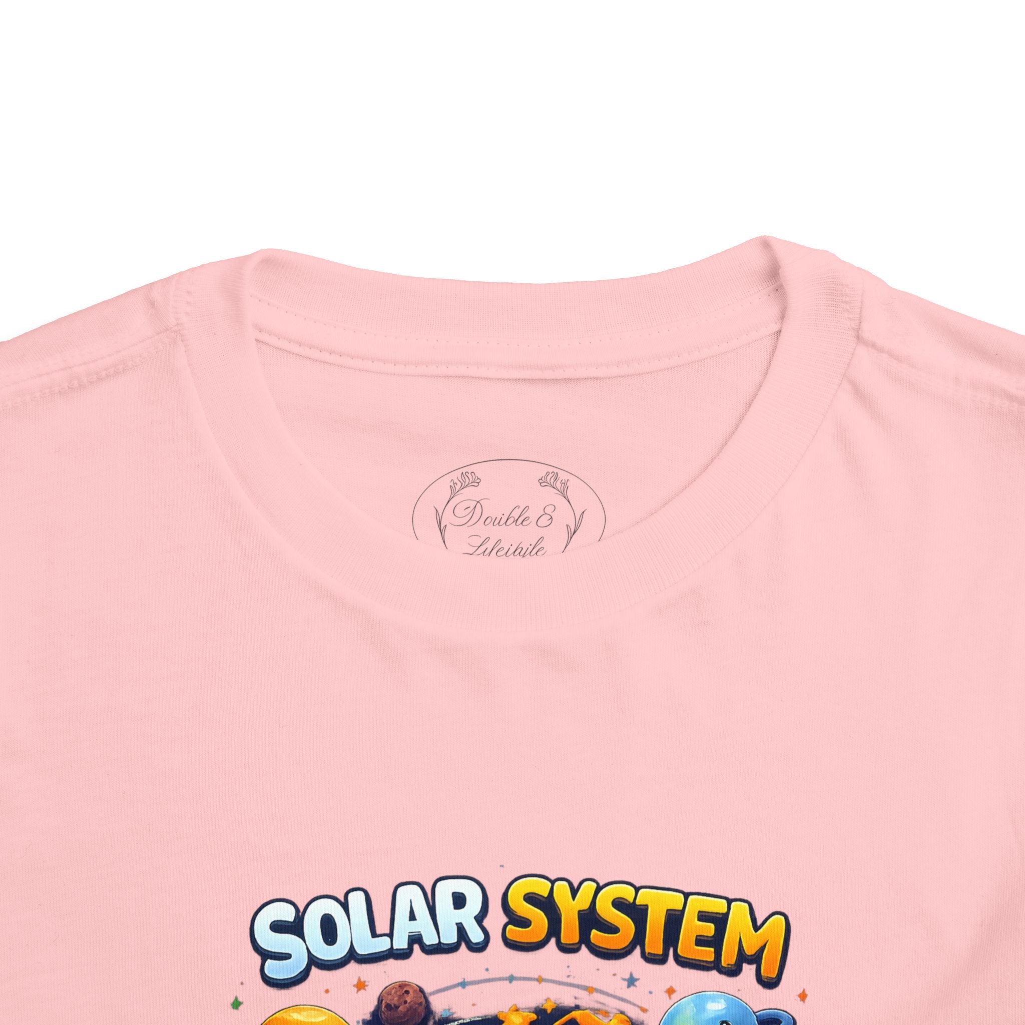 Toddler Tee - Cute Cartoon Solar System Shirt ("Solar System")