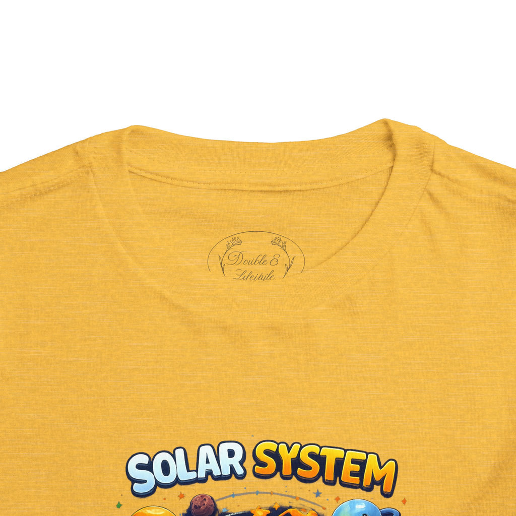 Toddler Tee - Cute Cartoon Solar System Shirt ("Solar System")