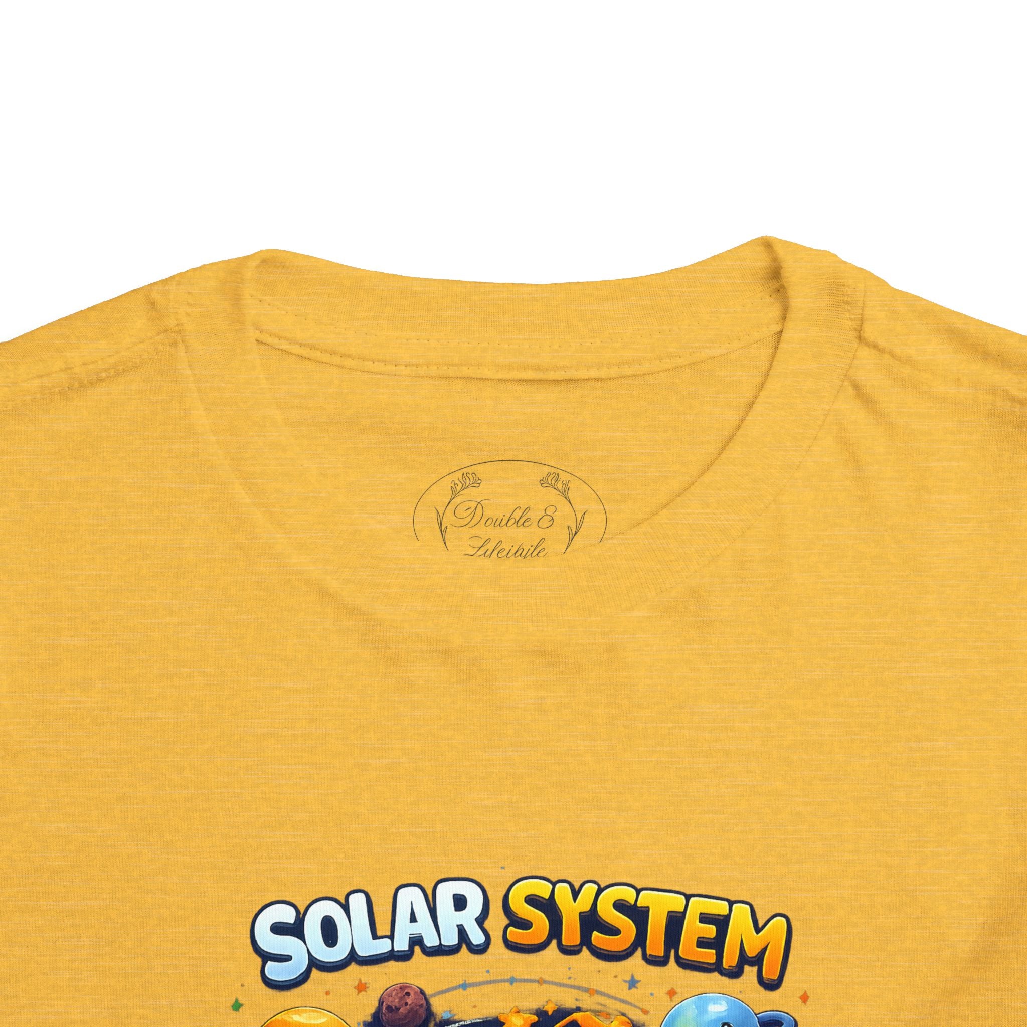 Toddler Tee - Cute Cartoon Solar System Shirt ("Solar System")