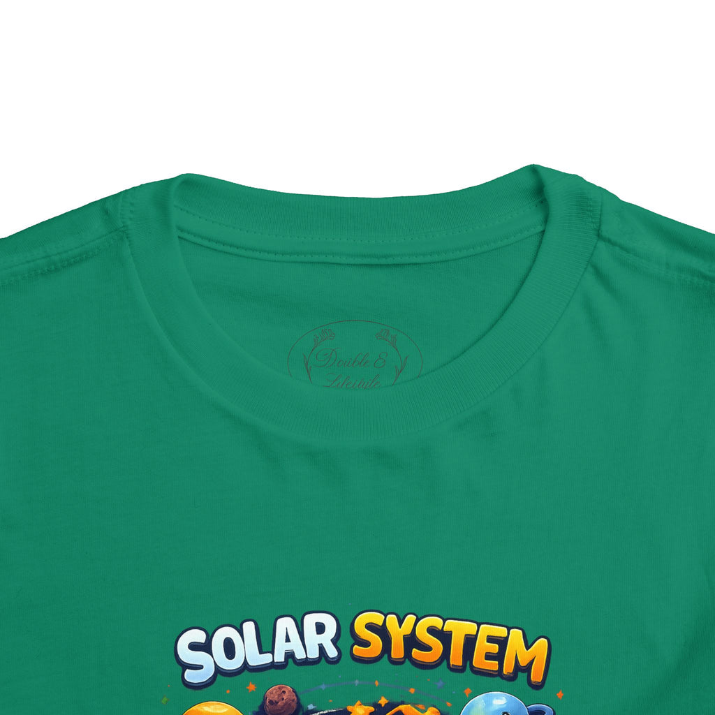 Toddler Tee - Cute Cartoon Solar System Shirt ("Solar System")