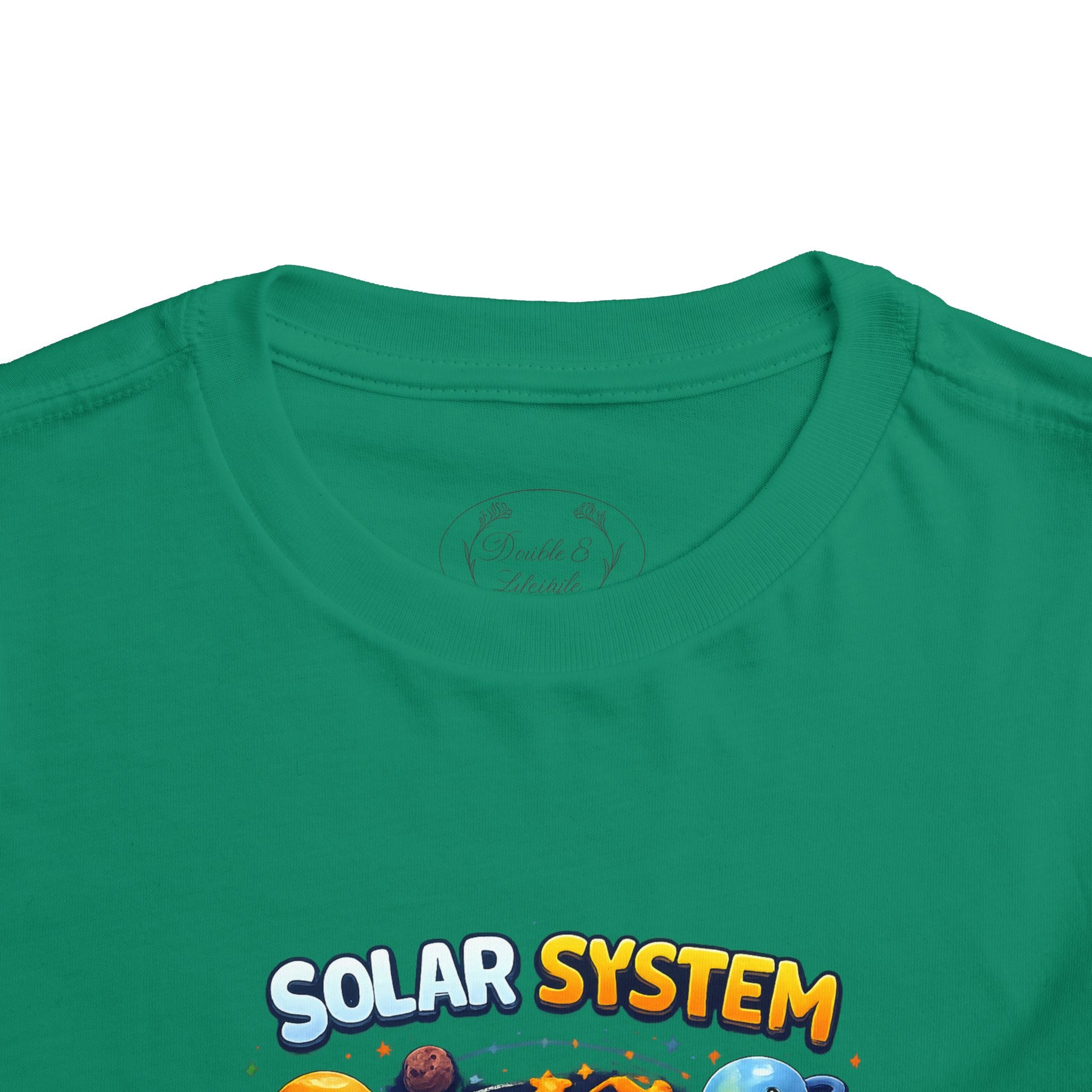 Toddler Tee - Cute Cartoon Solar System Shirt ("Solar System")