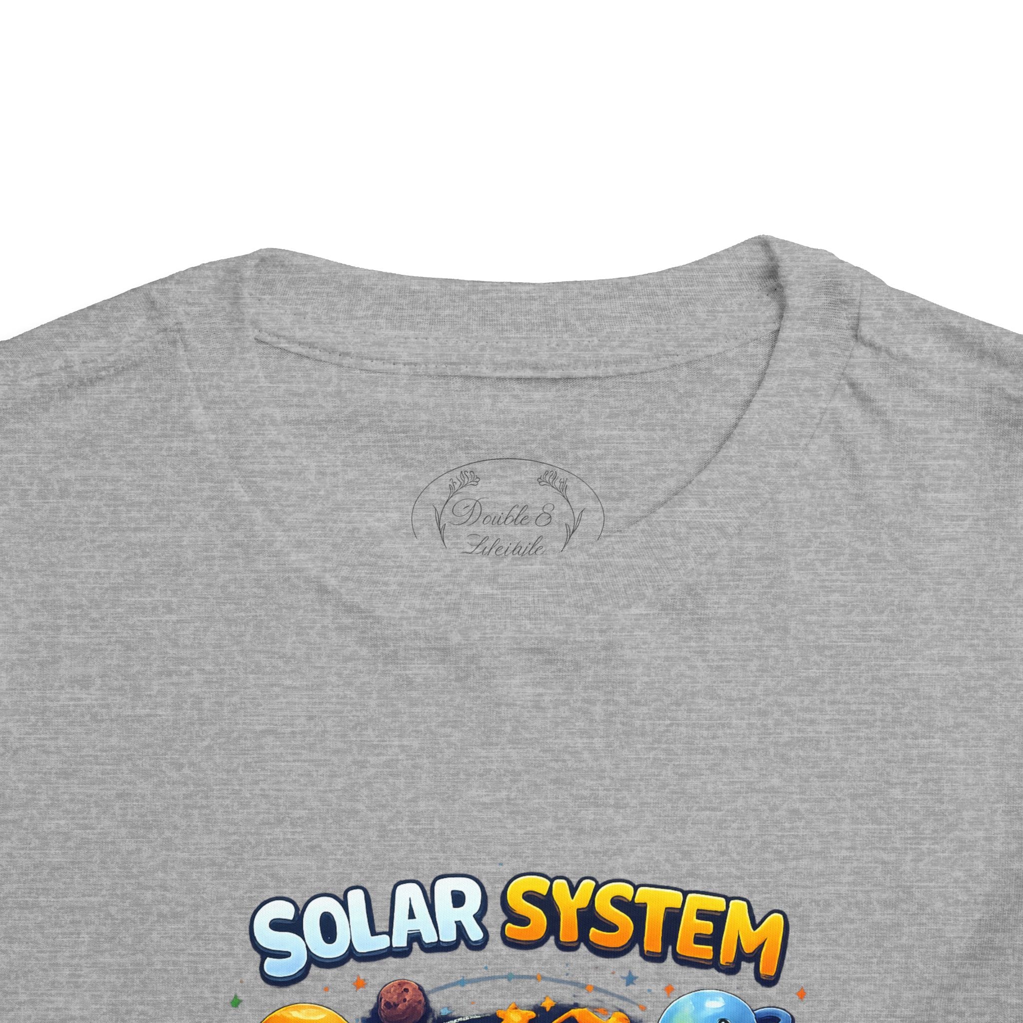 Toddler Tee - Cute Cartoon Solar System Shirt ("Solar System")