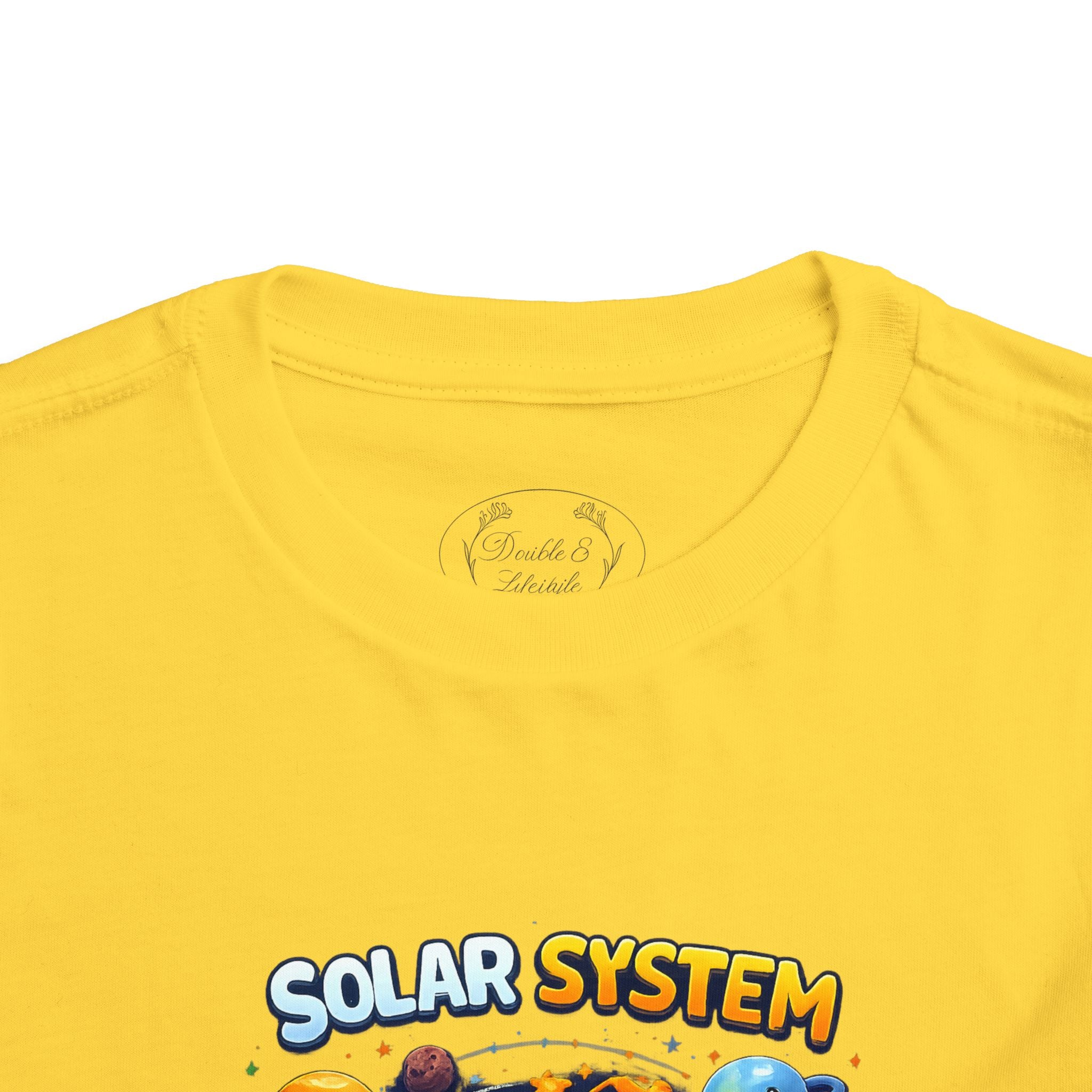 Toddler Tee - Cute Cartoon Solar System Shirt ("Solar System")