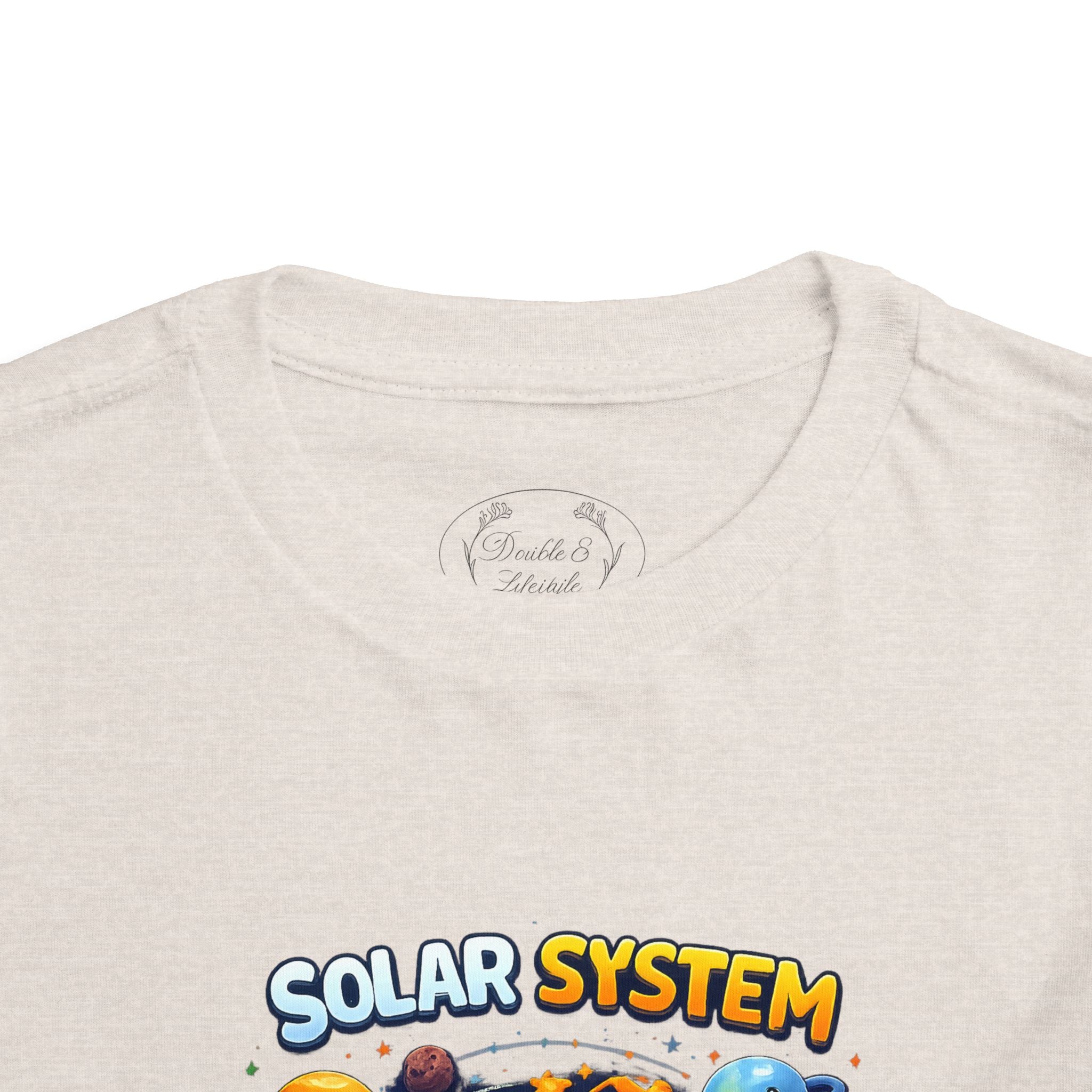 Toddler Tee - Cute Cartoon Solar System Shirt ("Solar System")
