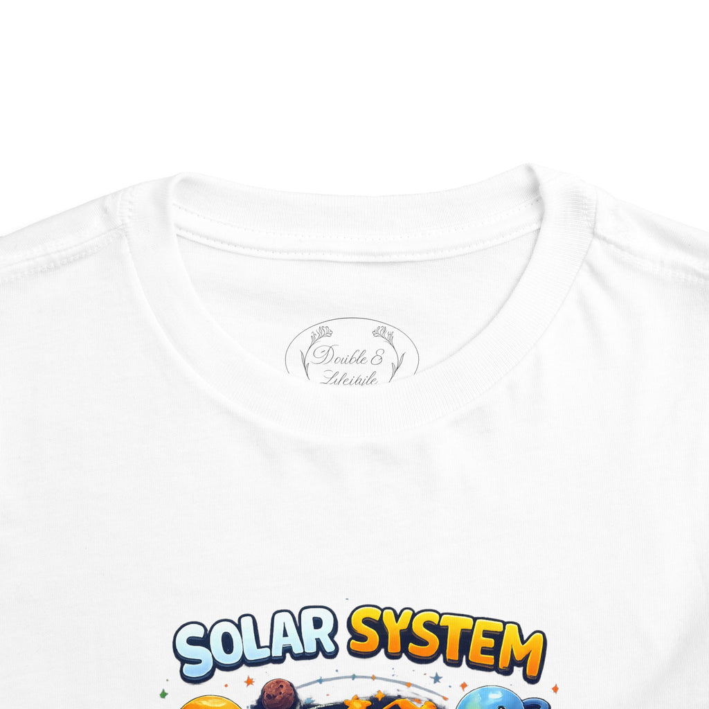 Toddler Tee - Cute Cartoon Solar System Shirt ("Solar System")