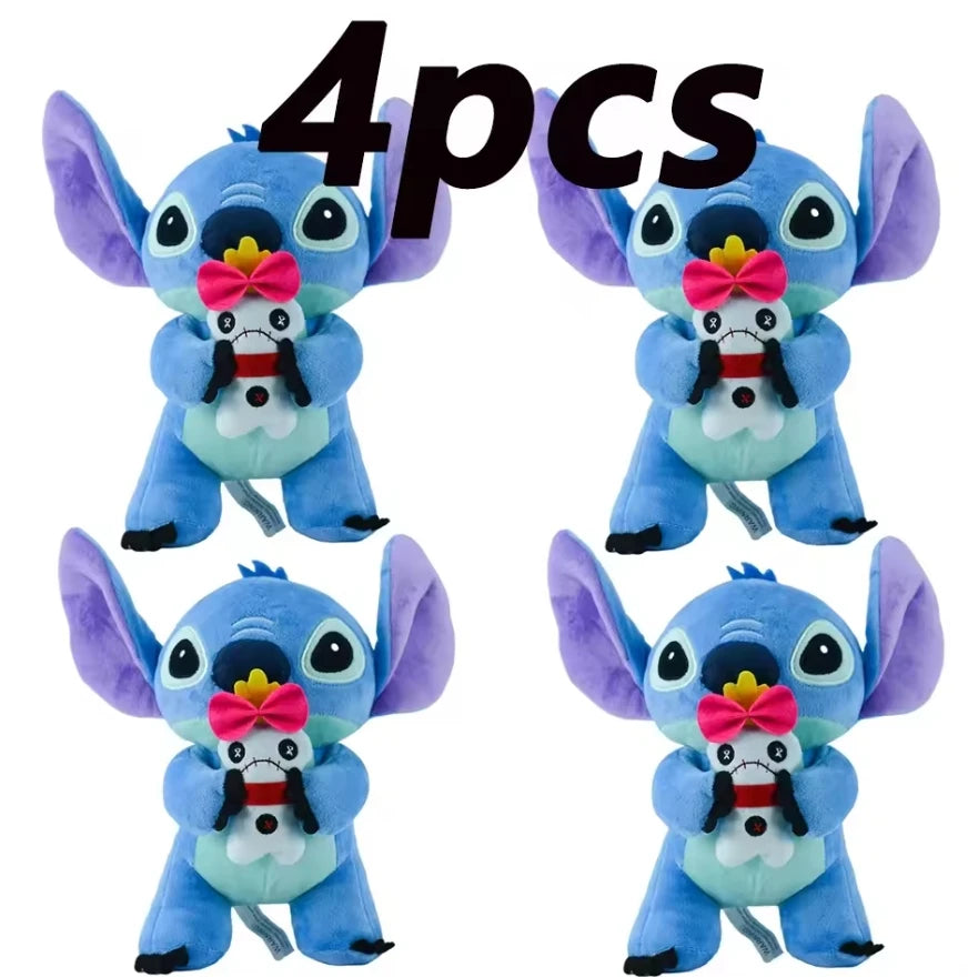 12cm 20cm 25cm Stitch Stuffed Plush Models Cartoon Stuffed Plush Dolls Anime Plush Baby Toys Kawaii Kids Birthday Gift